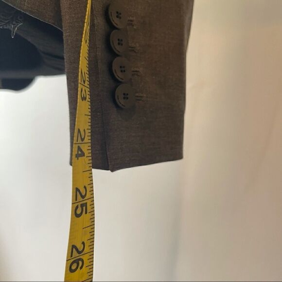 BOSS HUGO BOSS Jadena Jacket Blazer Stretch Wool Two Button Gray - Picture 8 of 10